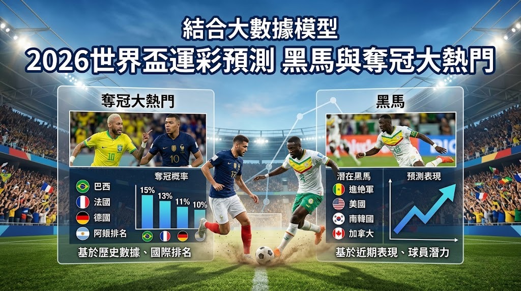 2026世界盃運彩預測黑馬與奪冠大熱門